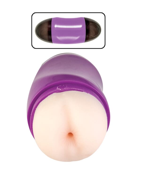 Delite Two Ways Vagina & Ass Masturbator - White - Image 3
