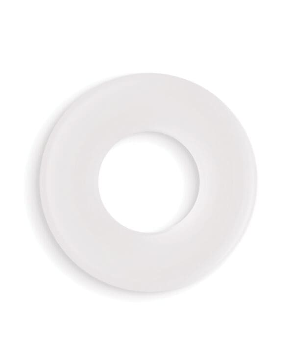 Firefly Glow in the Dark Bubble Cock Ring - Medium, White - Image 2