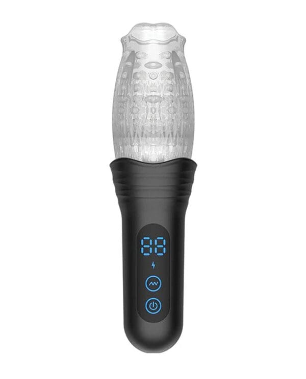 The Male Rose Pro Thrusting Rotating & Vibrating 3D Masturbator - Black - Image 2