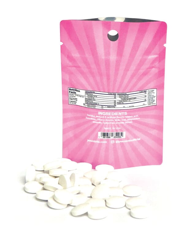 Yes Mints Original Mouth Watering Mints - Pack of 25 Strawberry Ice - Image 3