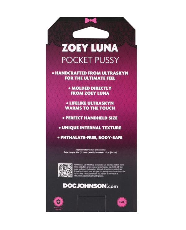 Signature Strokers ULTRASKYN Pocket Pussy - Zoey Luna, Vanilla - Image 4