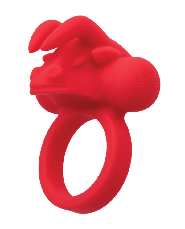 Couple's Enhancer Silicone Rechargeable The Matador Enhancer w/Triple Stimulation - Red - Image 2