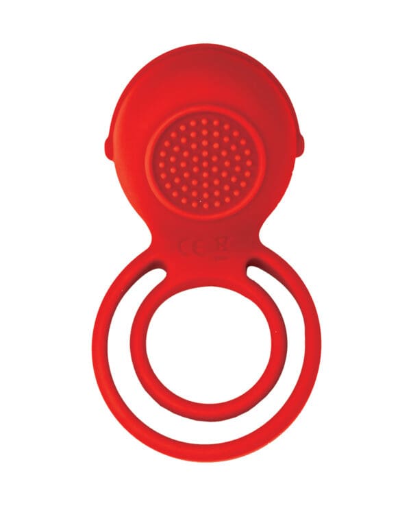 Cockpower Ultimate Vibrating Cock Ring - Red - Image 2