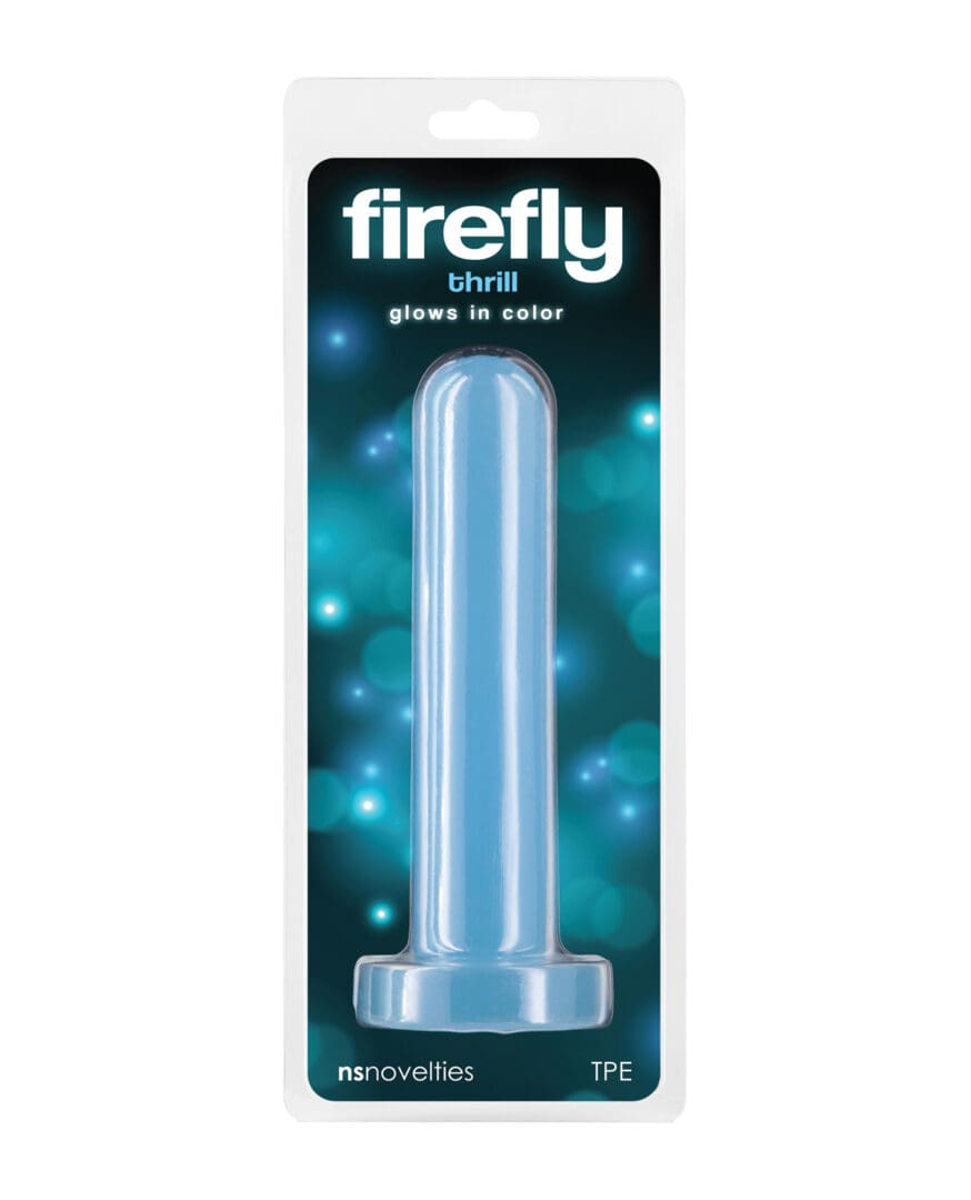 Firefly Thrill Glow in the Dark Dildo - Small - Blue