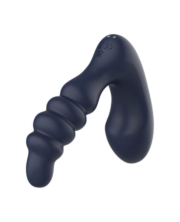 Star Troopers Voyager Beaded Strong Prostate Massager w/Remote - Black - Image 5
