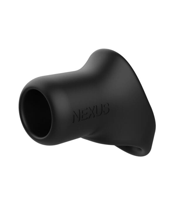 Nexus Rise Liquid Silicone Cock & Ball Sling - Black - Image 3