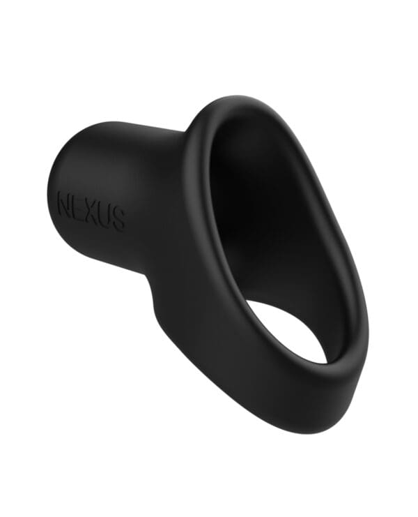 Nexus Rise Liquid Silicone Cock & Ball Sling - Black - Image 4