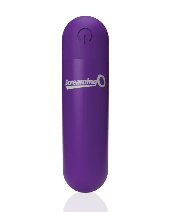 Screaming O Soft Touch Rechargeable Bullet - Purple - Image 2