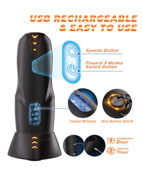 The GalaxyVoy Thrusting & Rotating Masturbator - Image 3