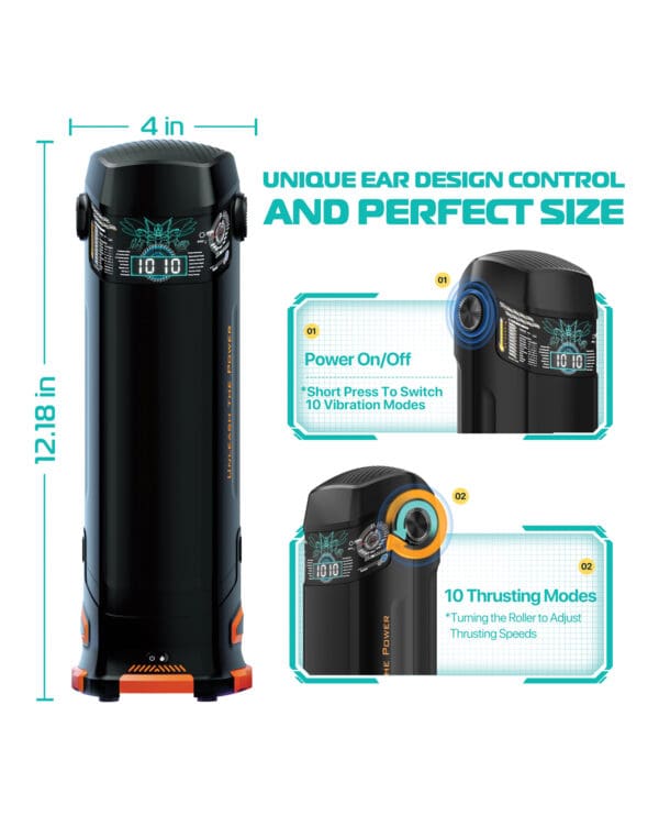 The Titan Thrusting & Vibrating Masturbator - Image 5