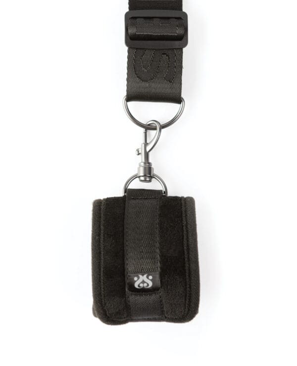 Sei Mio Doorway Play Adjustable Over Door Cuff Restraints - Black - Image 4