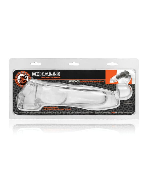 Oxballs Fido Beast Cock Sheath - Clear - Image 4
