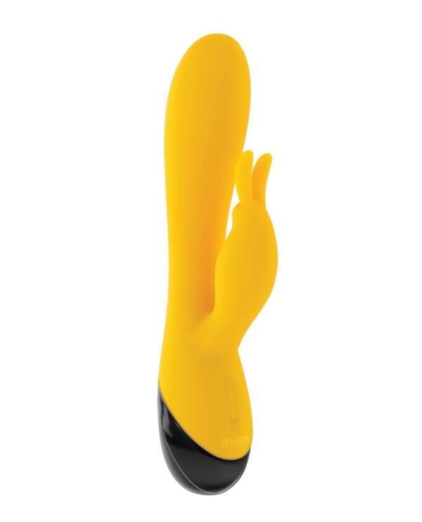 Selopa Buzzz Bunny Rabbit Vibrator - Yellow/Black - Image 2
