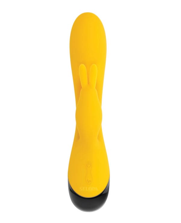 Selopa Buzzz Bunny Rabbit Vibrator - Yellow/Black - Image 3