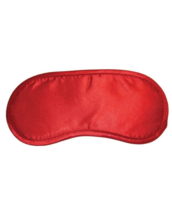 Sex & Mischief Satin Blindfold - Red - Image 2
