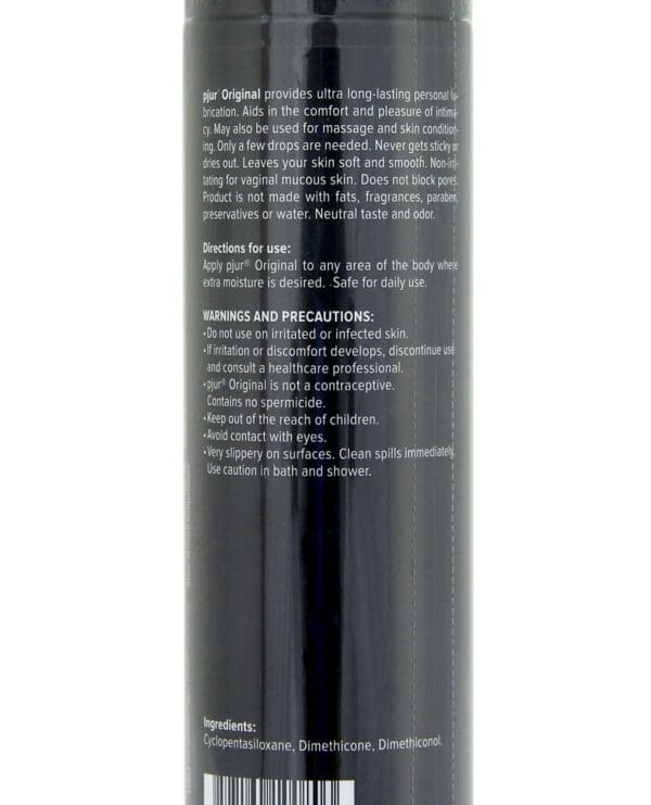 Pjur Original Silicone Personal Lubricant - 100ml Bottle - Image 2