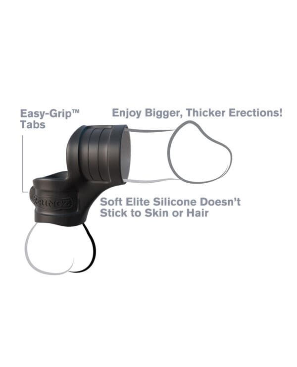 Fantasy C-Ringz Mr. Big Cock Ring & Ball Stretcher - Black - Image 5