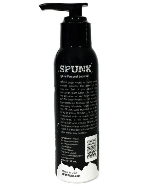 Spunk Hybrid Lube - 4 oz - Image 2