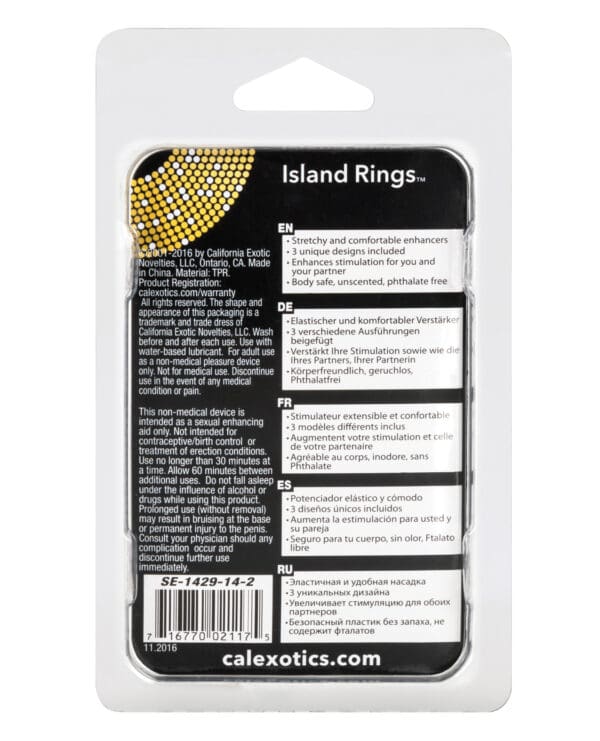 Silicone Island Rings - Purple - Image 2