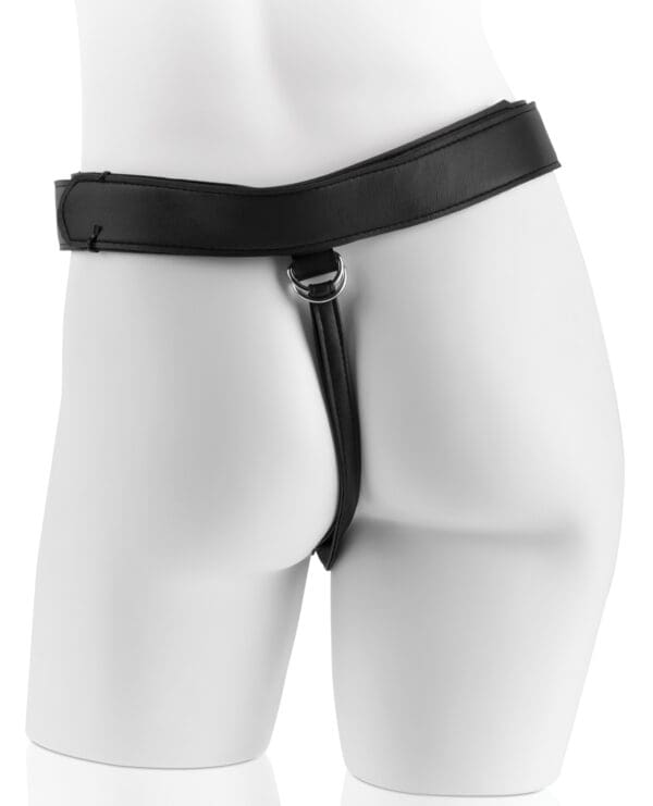 King Cock Strap-On Harness w/7" Cock - Flesh - Image 3