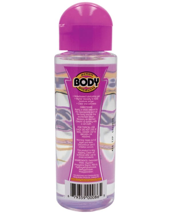 Body Action Supreme Water Based Gel - 4.8 oz Bottle - Image 2