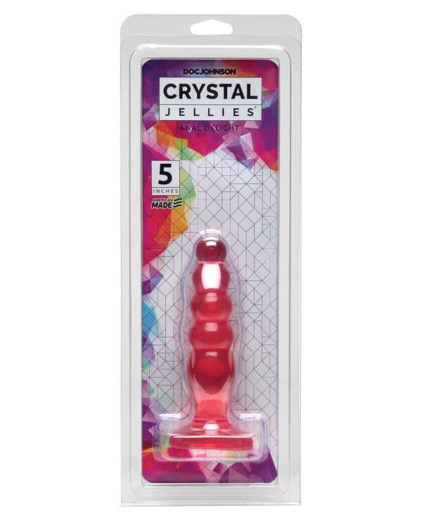 Crystal Jellies 5" Anal Delight - Pink