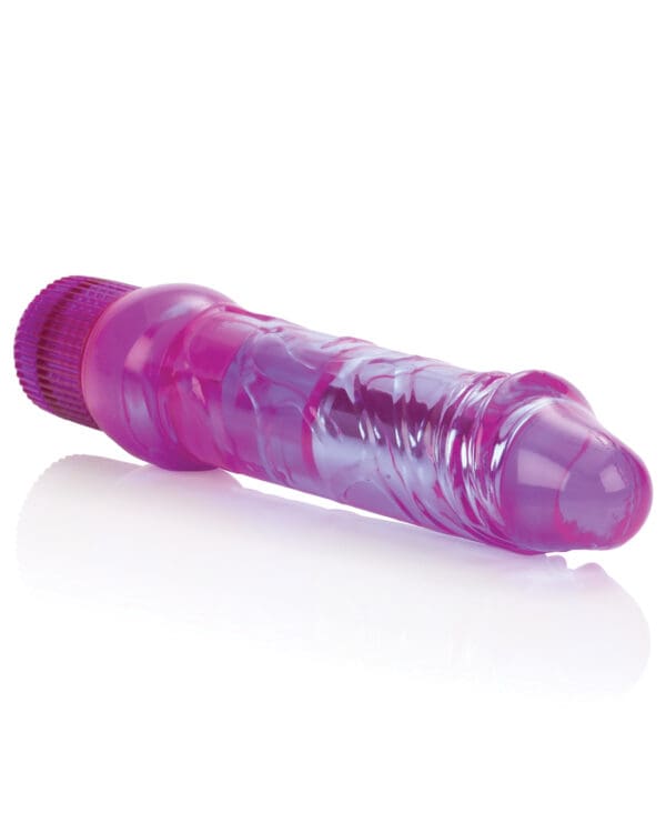 Crystalessence 6.5" Gyrating Penis - Purple - Image 4
