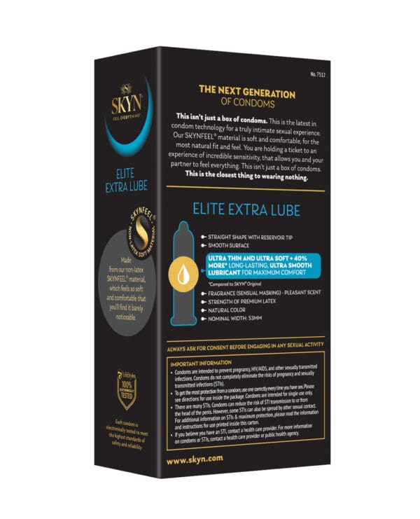 Lifestyles SKYN Elite Extra Lubricated Condoms - Box of 12 - Image 2