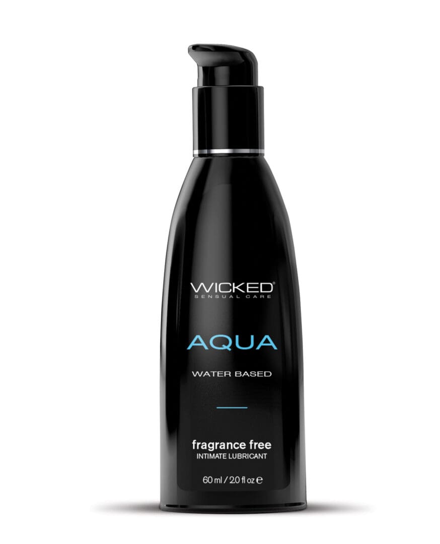 Wicked Sensual Care Aqua Water Based Lubricant - 2 oz Fragrance Free