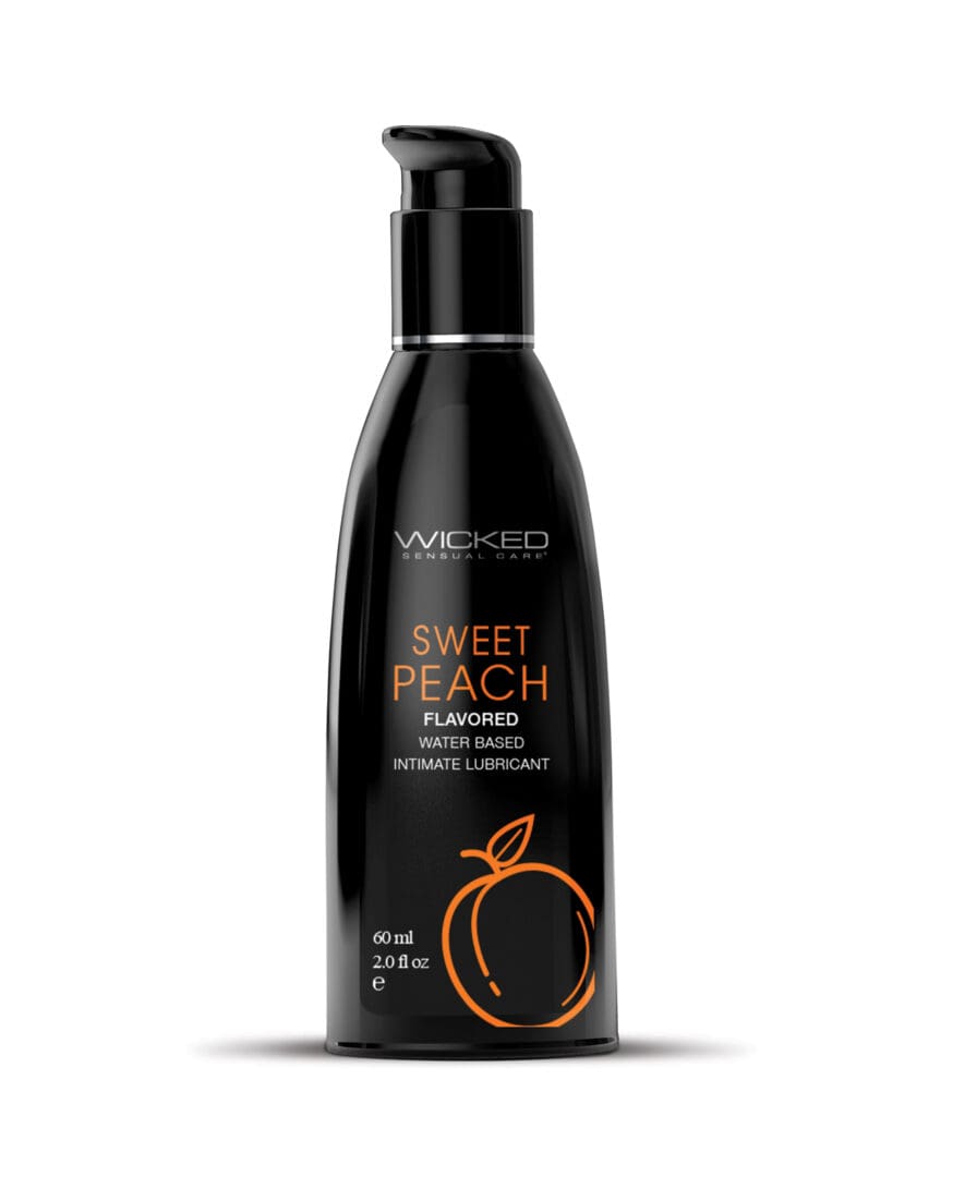 Wicked Sensual Care Water Based Lubricant - 2 oz Sweet Peach