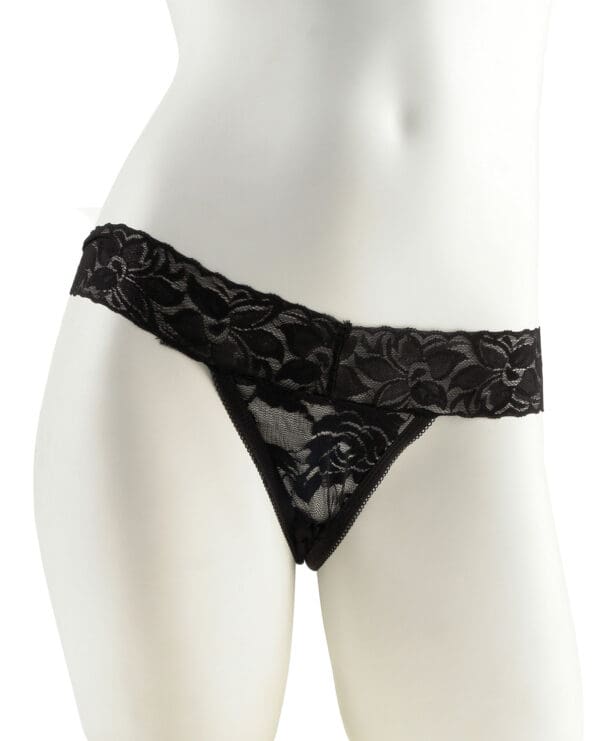 Fetish Fantasy Series Hanky Spank Me Vibrating Panties - Black - Image 4