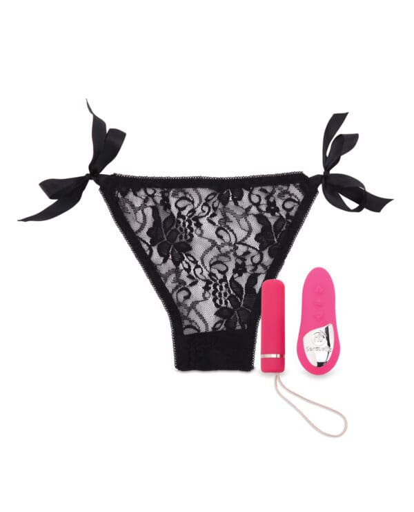 Nu Sensuelle Pleasure Panty Bullet w/Remote Control 15 Function - Pink - Image 2