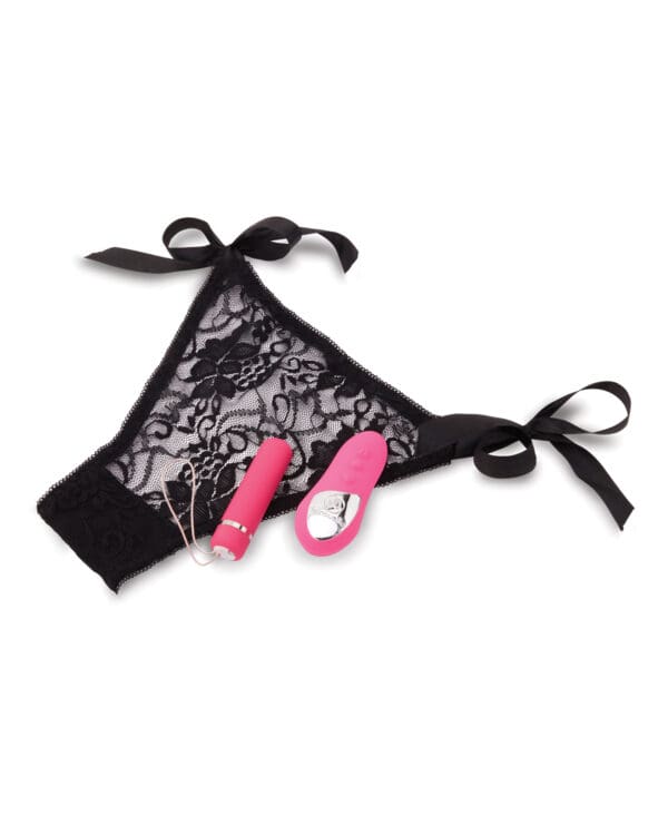 Nu Sensuelle Pleasure Panty Bullet w/Remote Control 15 Function - Pink - Image 3
