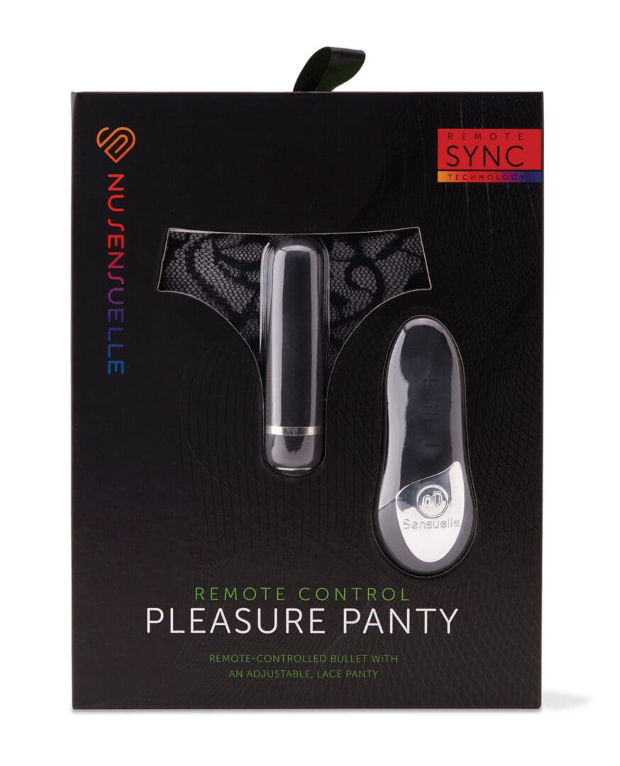 Nu Sensuelle Pleasure Panty Bullet w/Remote Control 15 Functions - Black