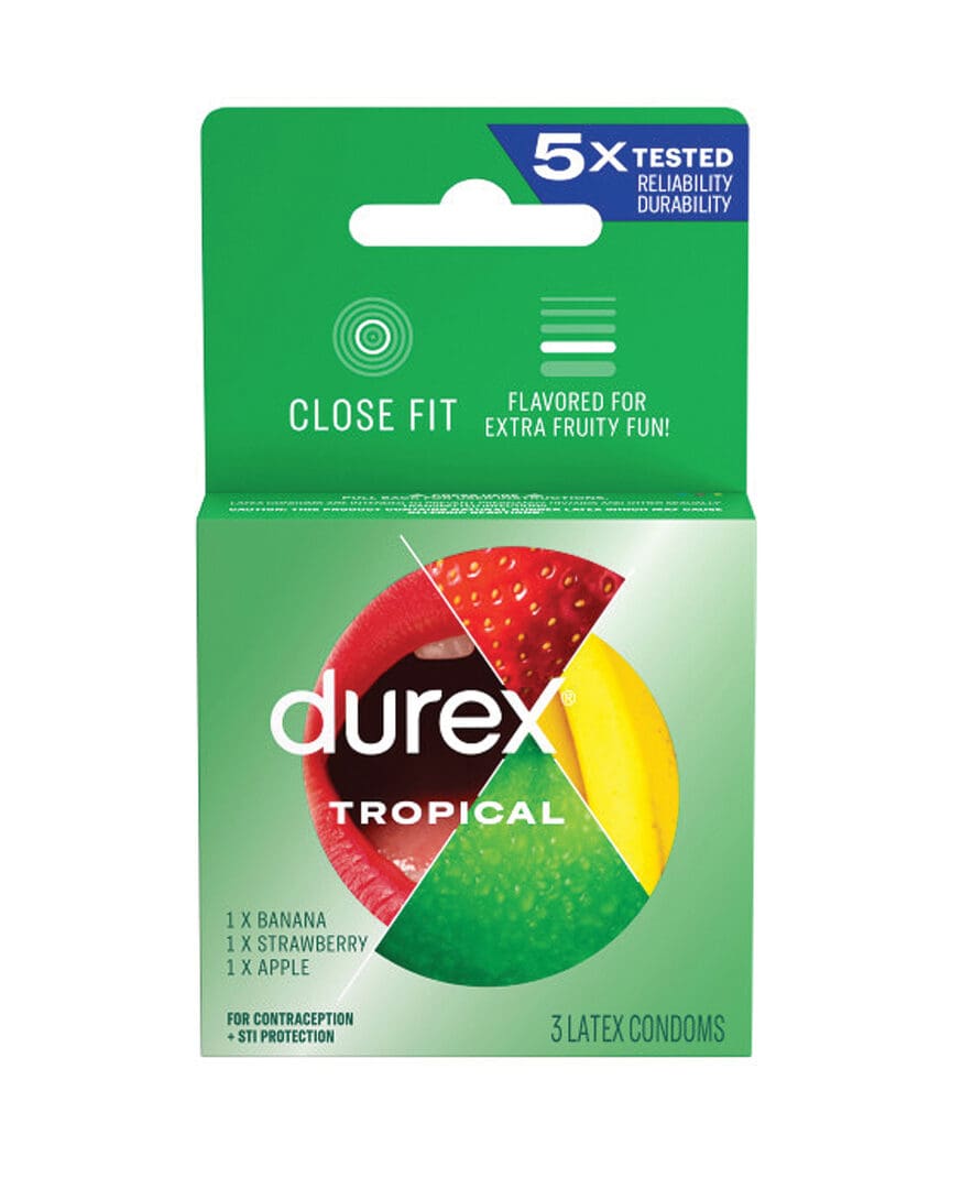 Durex Tropical Flavors - Box of 3