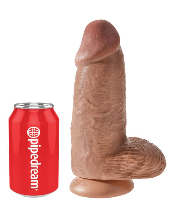 King Cock 9" Chubby - Tan - Image 5