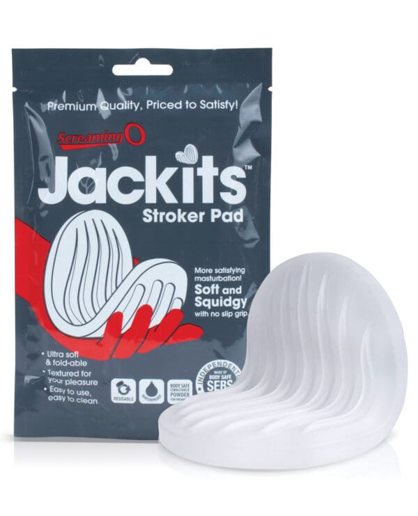 Screaming O Jackits Stroker Pad - Clear - Image 2