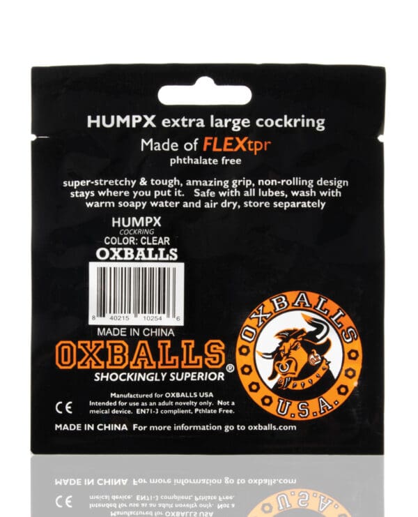 Oxballs HUMPX Cockring - Clear - Image 4