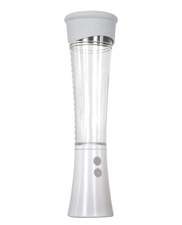 Zero Tolerance Sucking Good Rechargeable Vibrating Pump - White/Clear - Image 3