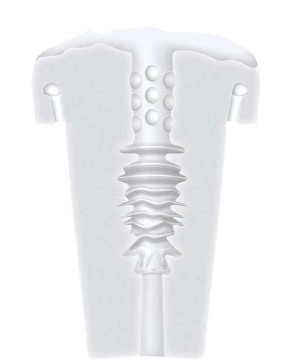 Zero Tolerance Sucking Good Rechargeable Vibrating Pump - White/Clear - Image 5