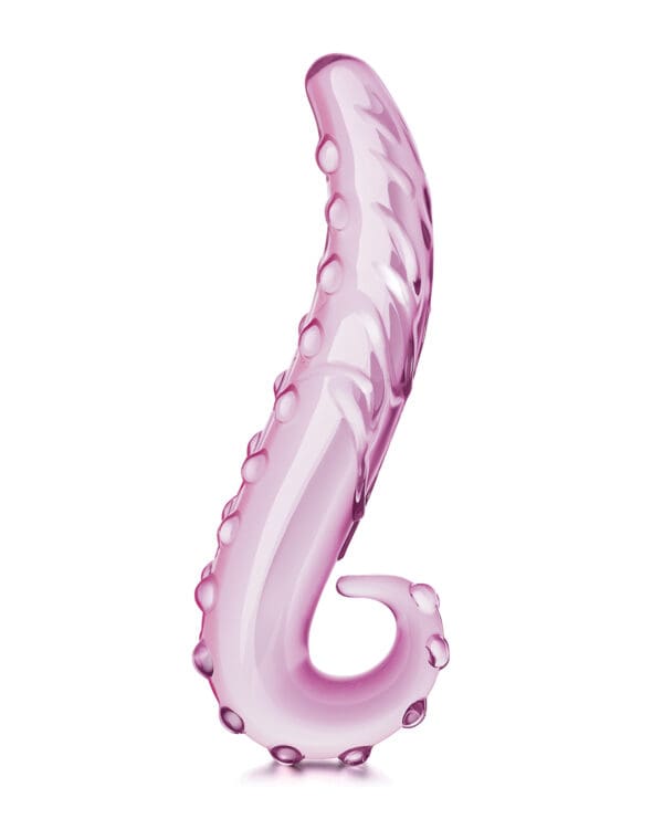 Glas 6" Lick-it Glass Dildo - Pink - Image 2