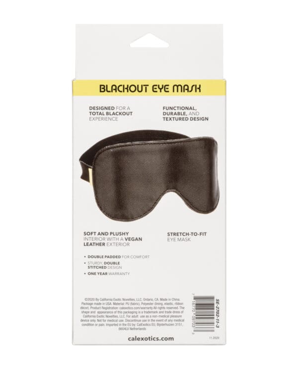Boundless Blackout Eye Mask - Black - Image 2