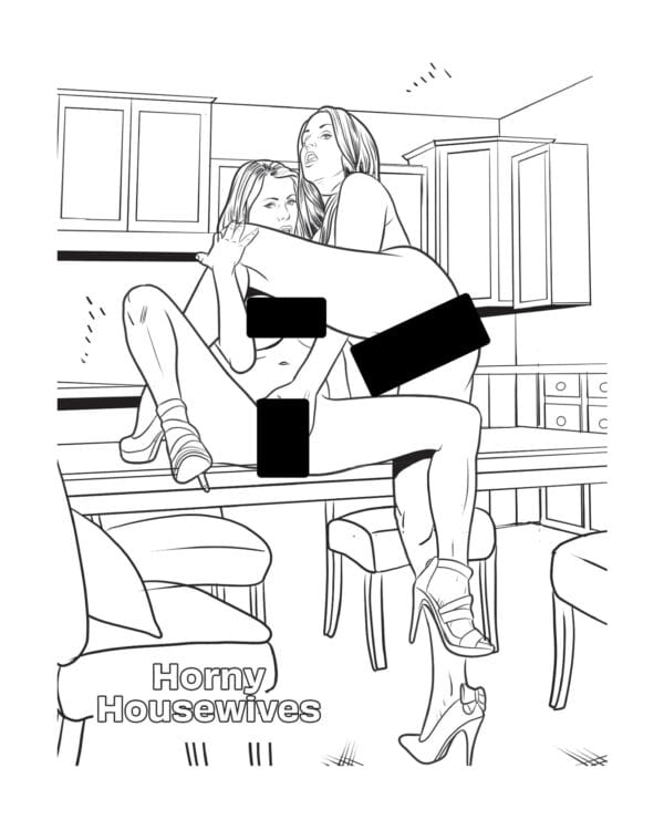 Wood Rocket The Raunchiest Adult Coloring Book - Image 2