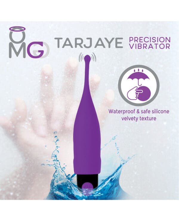 OMG Tarjaye Travel Size Precision Stimulator - Purple - Image 4