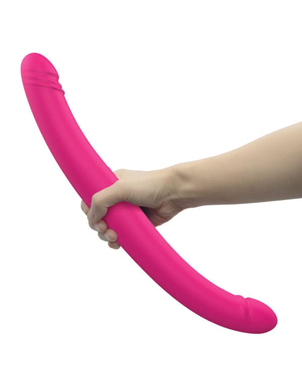 Dorcel Orgasmic Double Do 16.5" Thrusting Dong - Pink - Image 5
