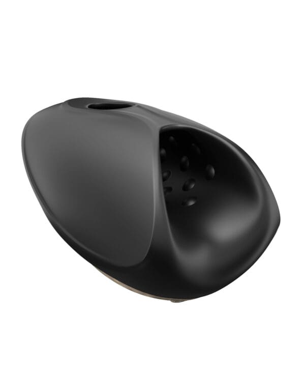 Man Wand Heat and Vibration Pulsion - Black - Image 4