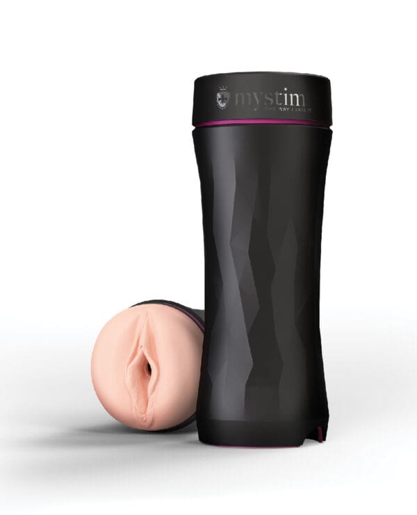 Mystim Opus E Vagina - Black - Image 3
