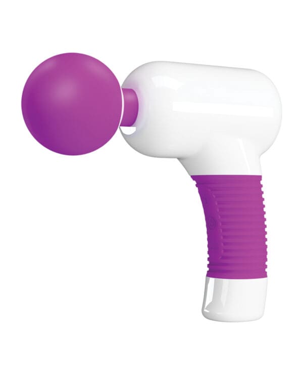 Pretty Love Super Power Fun Gun Massager - White/Fuchsia - Image 2