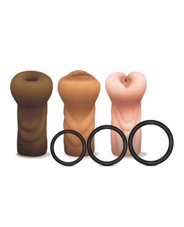 MSTR B8 Stroker Set w/C-Rings - Assorted Pack of 3 - Image 2