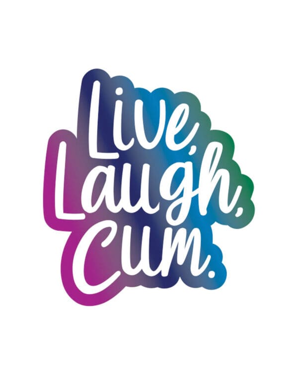 Wood Rocket Live Laugh Cum Large Pin - Multi Color - Image 2